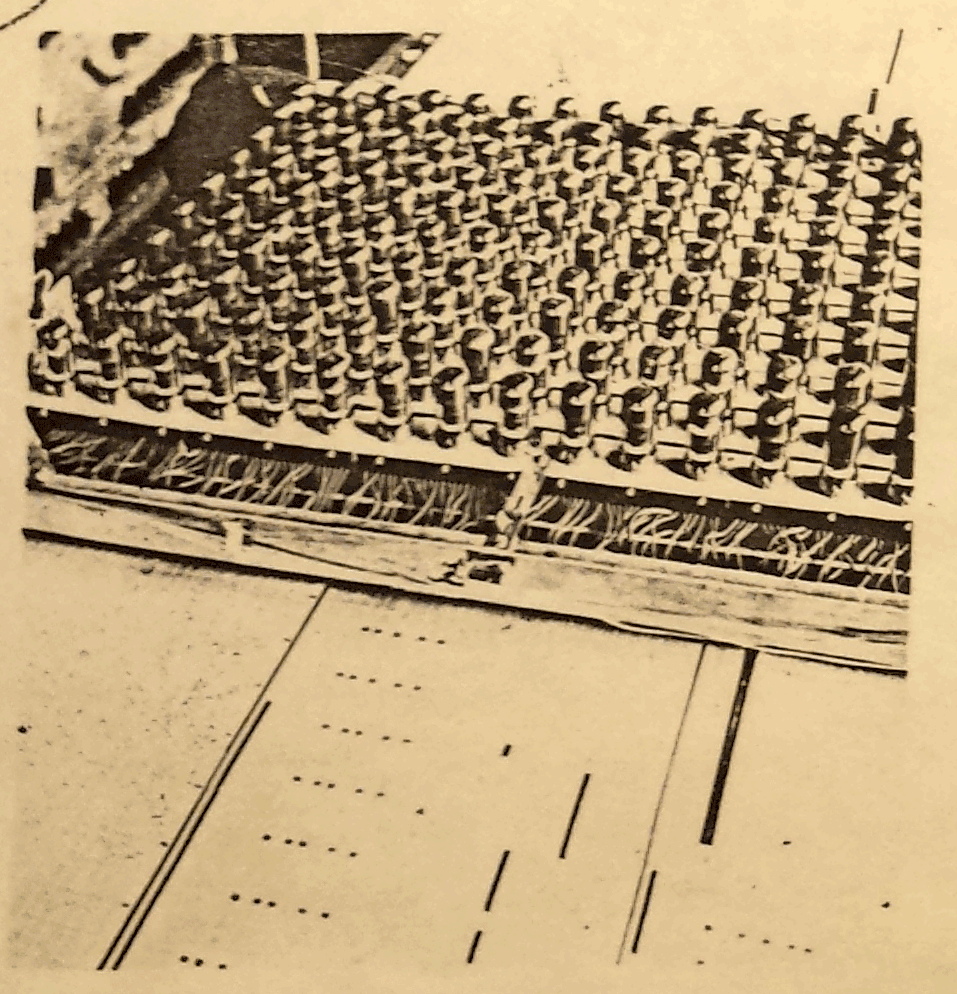 图中为哈纳特电子乐团上的电子扫描头，1942年。图片来源：道格拉斯·杰克逊，2017年。