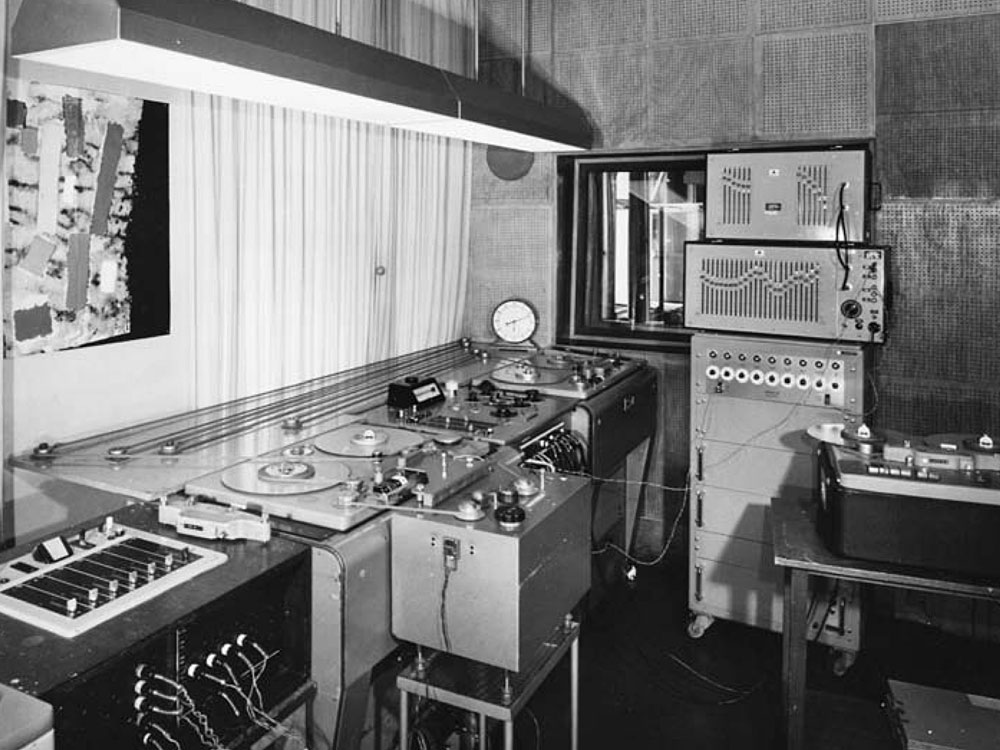 WDR电子音乐工作室，摄于1966年