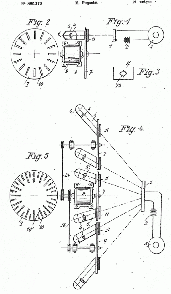 于戈尼奥一项关于光电音源方案的专利，1921年8月